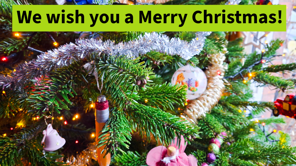 We wish you a Merry Christmas