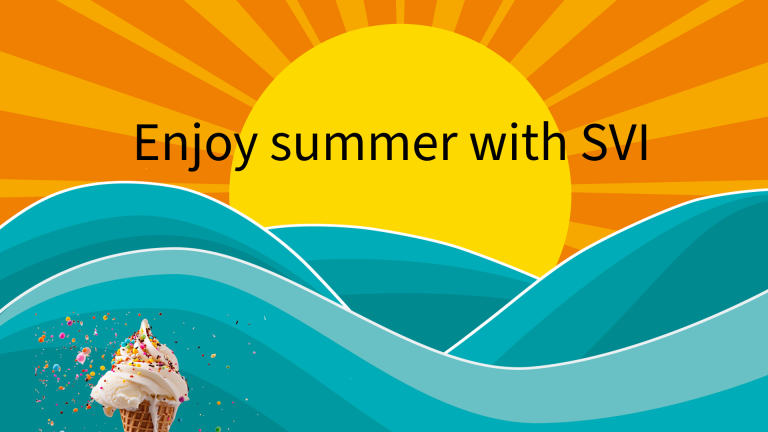 Enjoy summer with SVI - sun, sea and ice cream